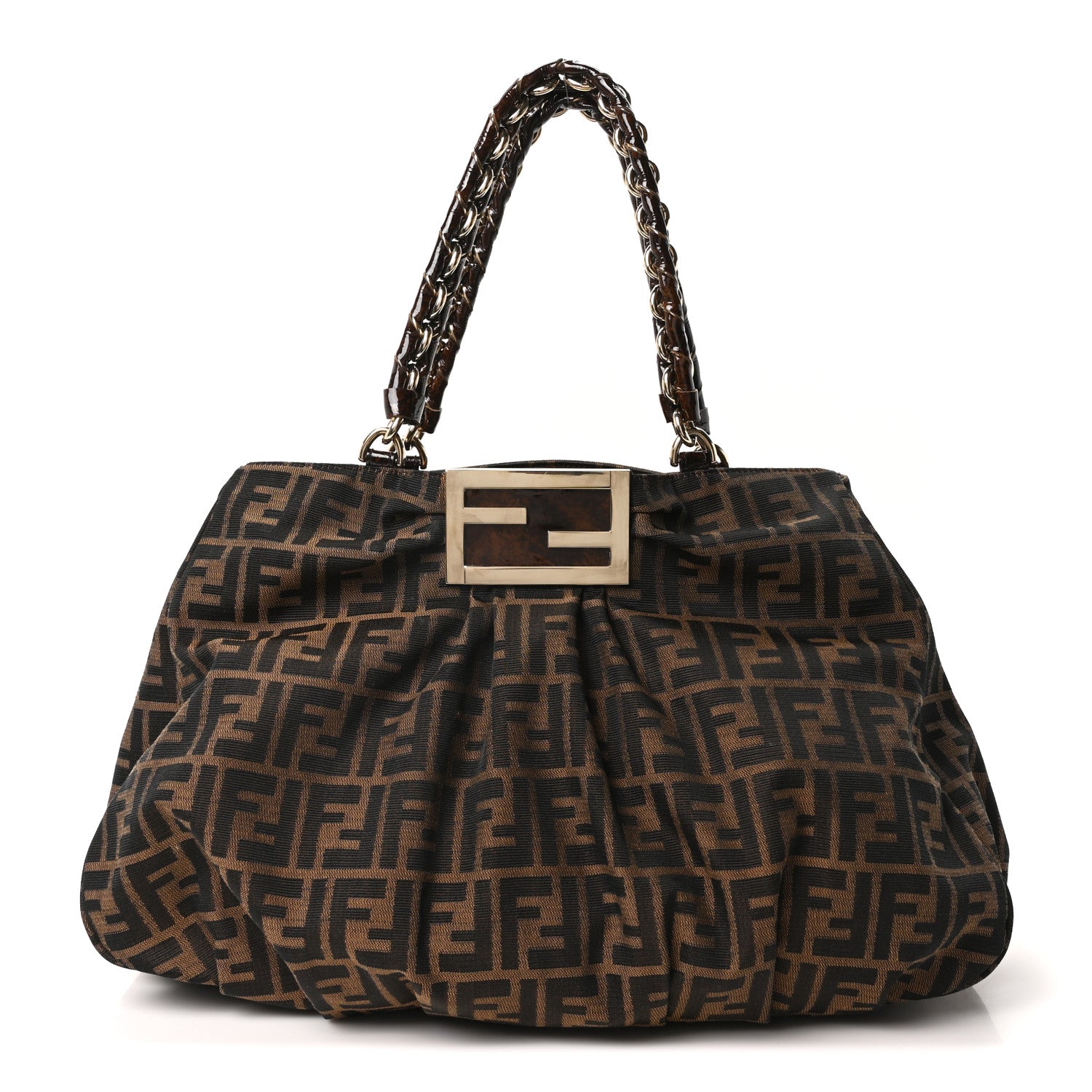 Fendi Zucca Mia Tote Tobacco 1 of 10
