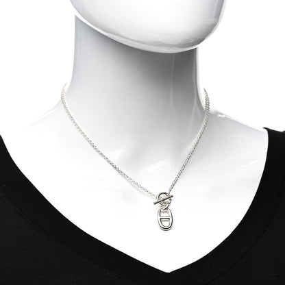 Hermes Sterling Silver Amulette Chaine d'Ancre Necklace 2 of 5
