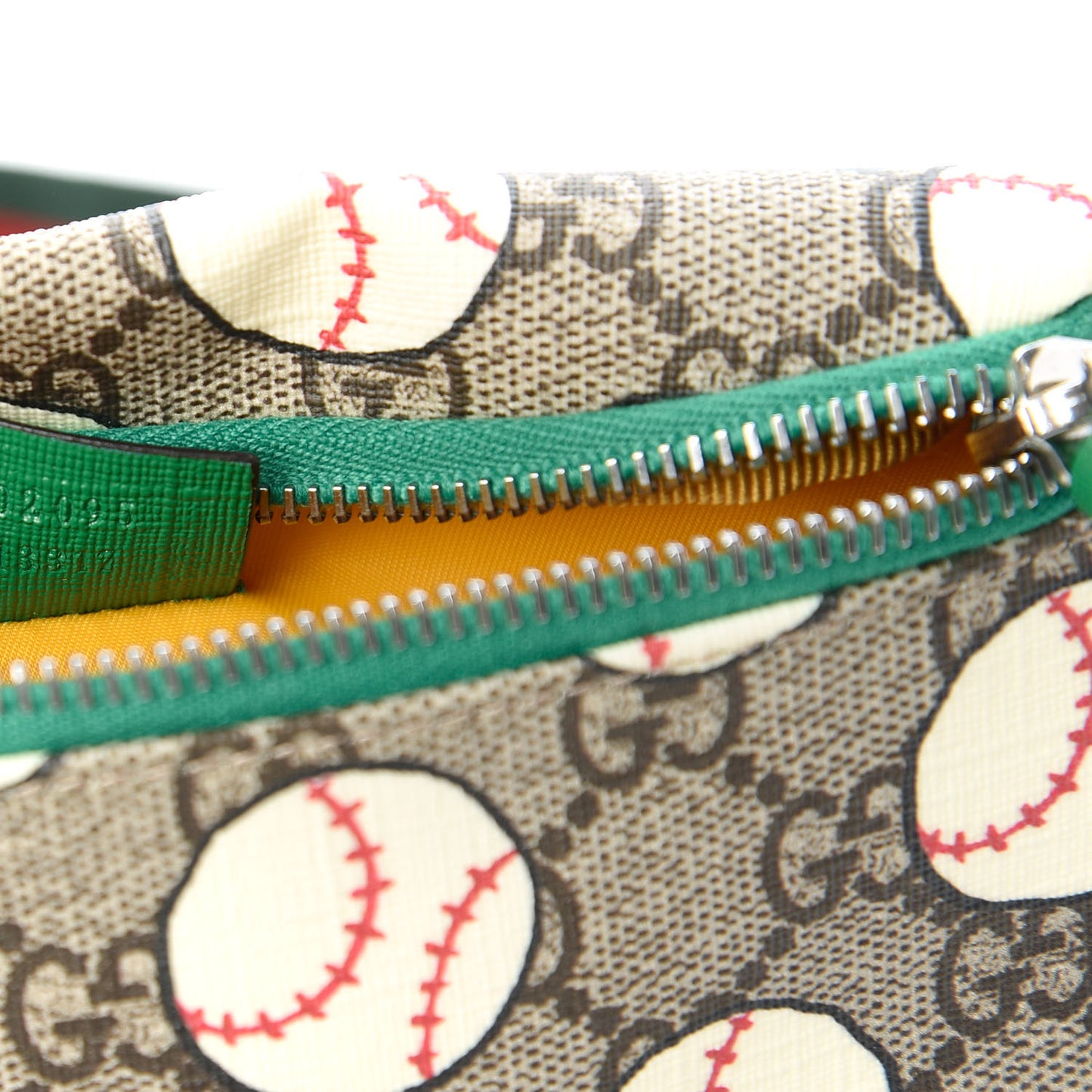 GG Supreme Monogram Baseballs Web Childrens Belt Bag