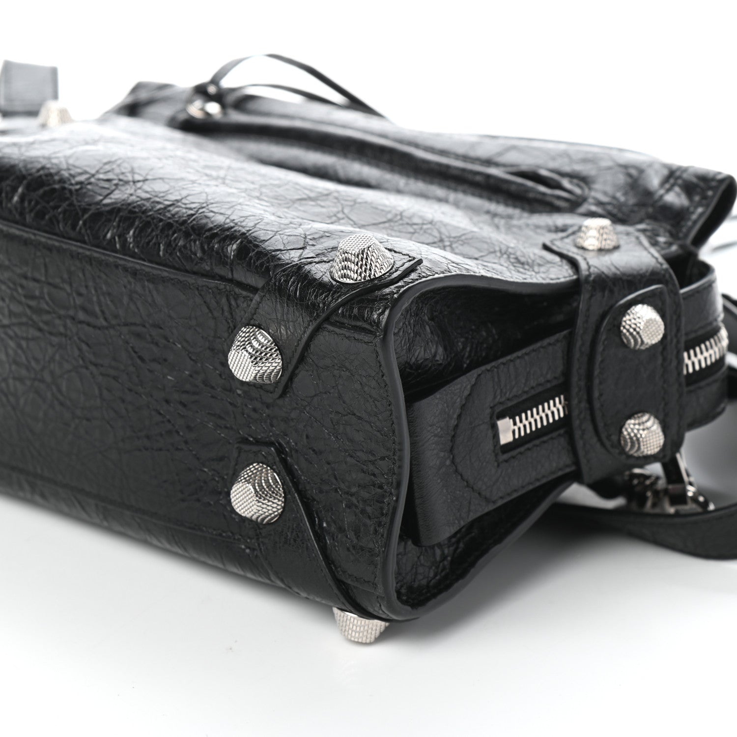 Balenciaga Agneau Giant 12 Silver Hardware Mini Mute City Black 8 of 8