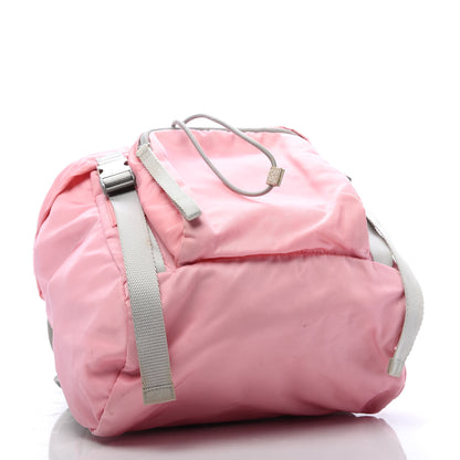 Prada Nylon Vela Double Buckle Backpack Pink 3 of 11
