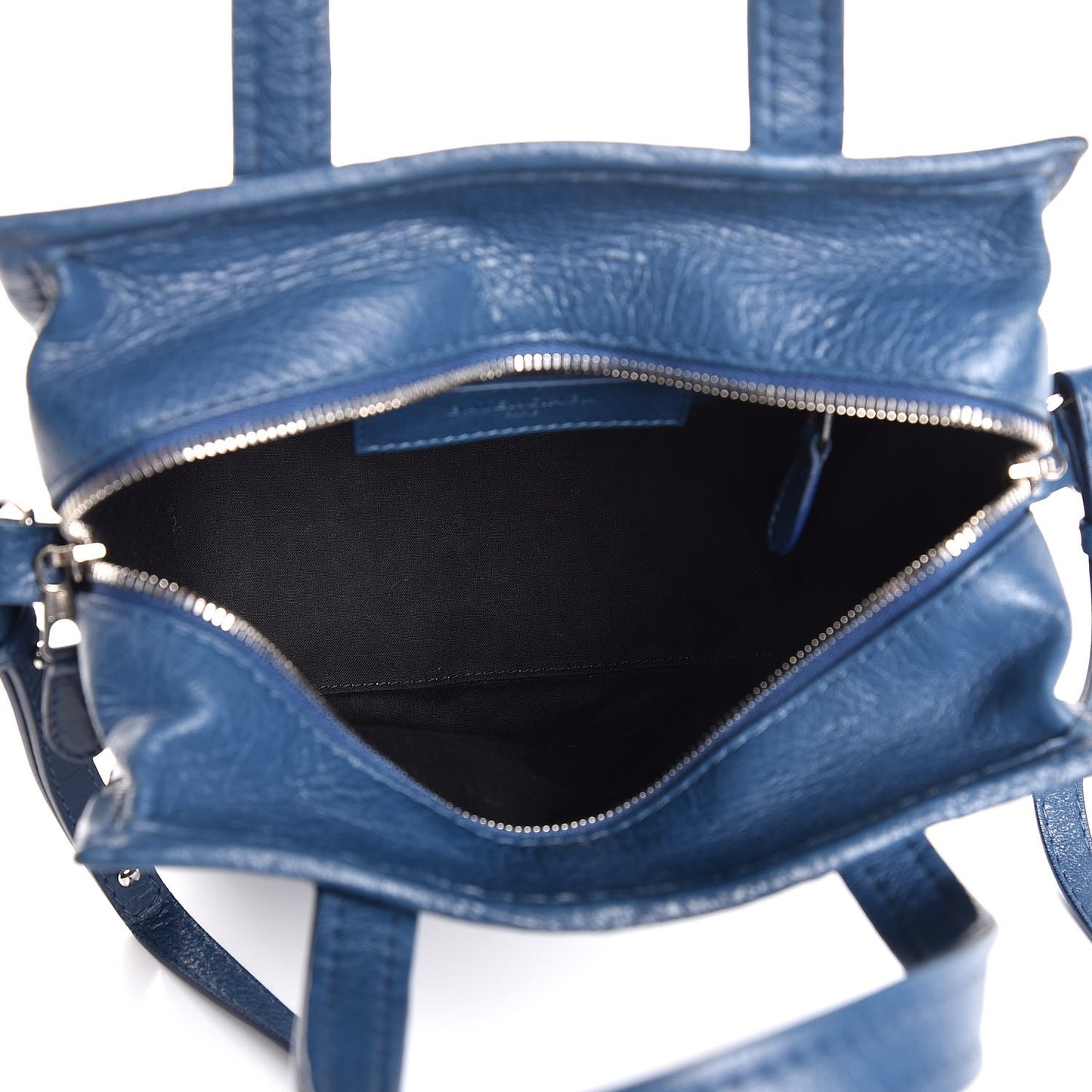 Agneau XS Bazar Shopper Tote Bleu Profond