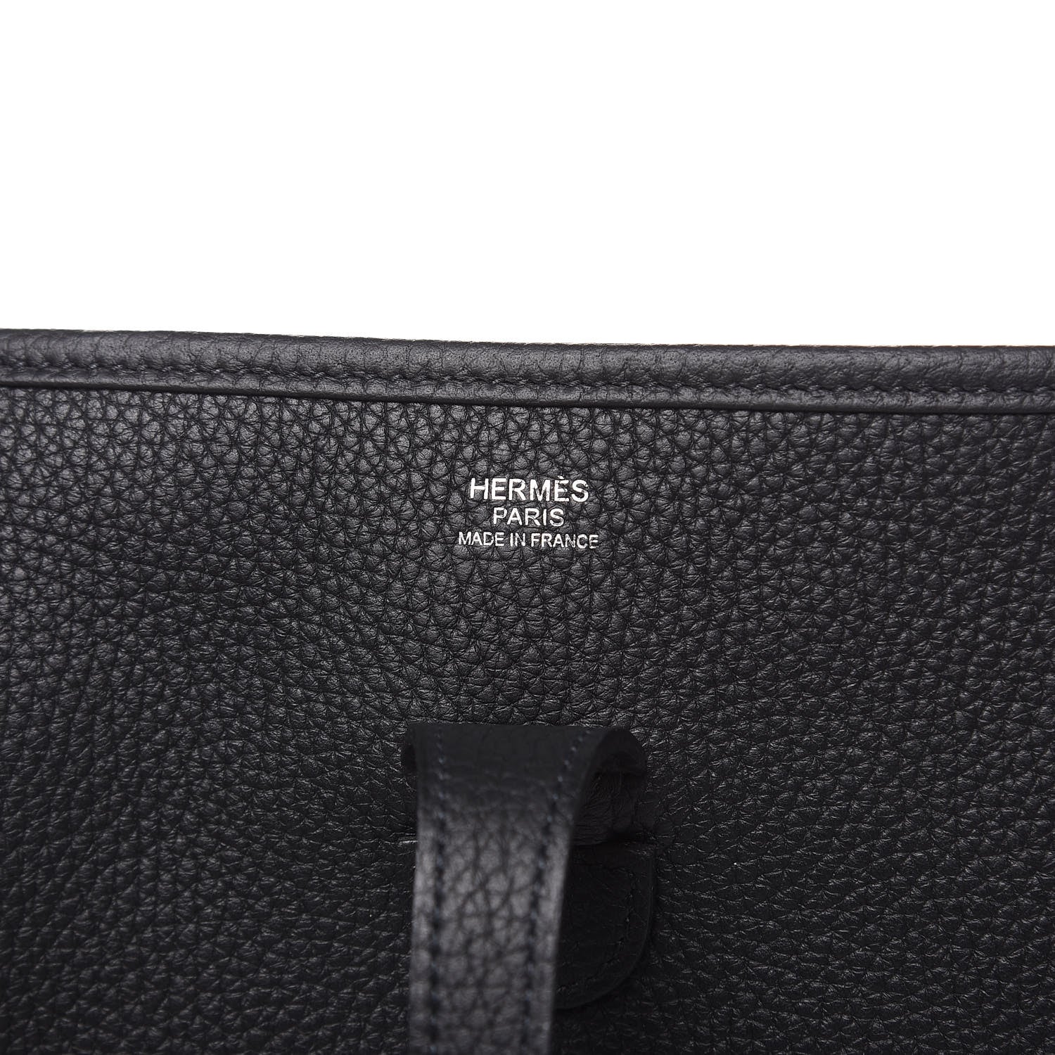 Hermes Taurillon Clemence Evelyne III PM Black 6 of 10