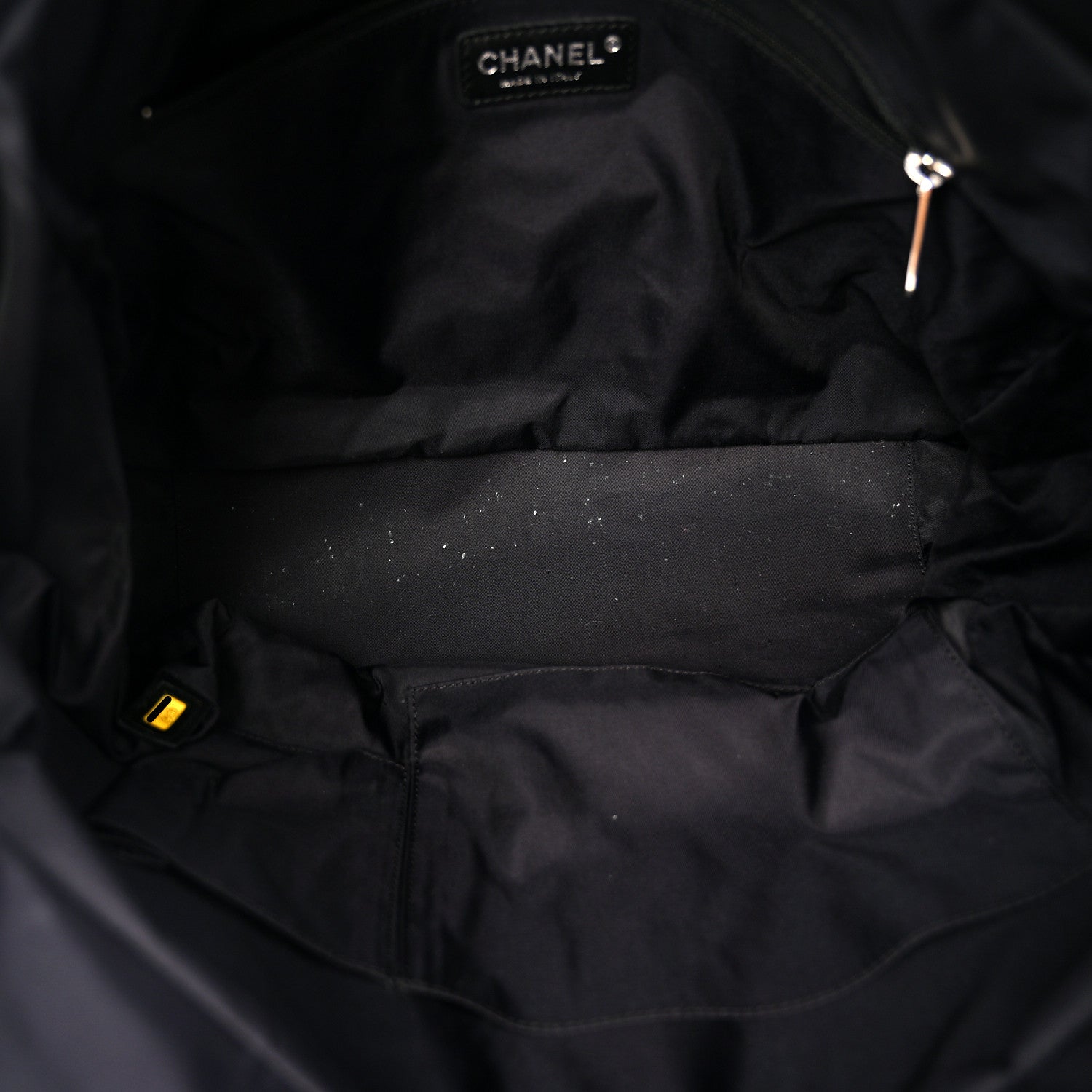 Chanel Vinyl Quilted Large Paris Biarritz Tote Black 5 of 14