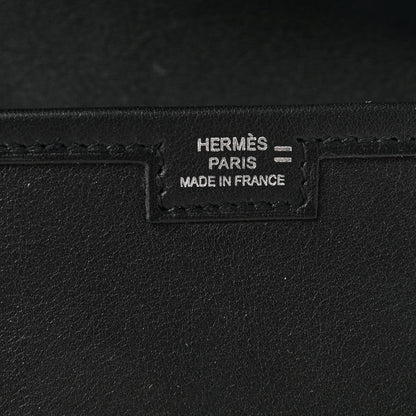 Hermes Swift Lizard Jige Elan Touch 29 Clutch Black Ombre 6 of 8