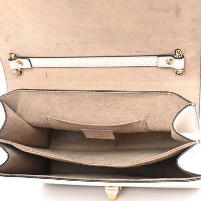 Fendi Vitello Liberty FF 1974 Embossed Kan I Shoulder Bag Camelia 4 of 22