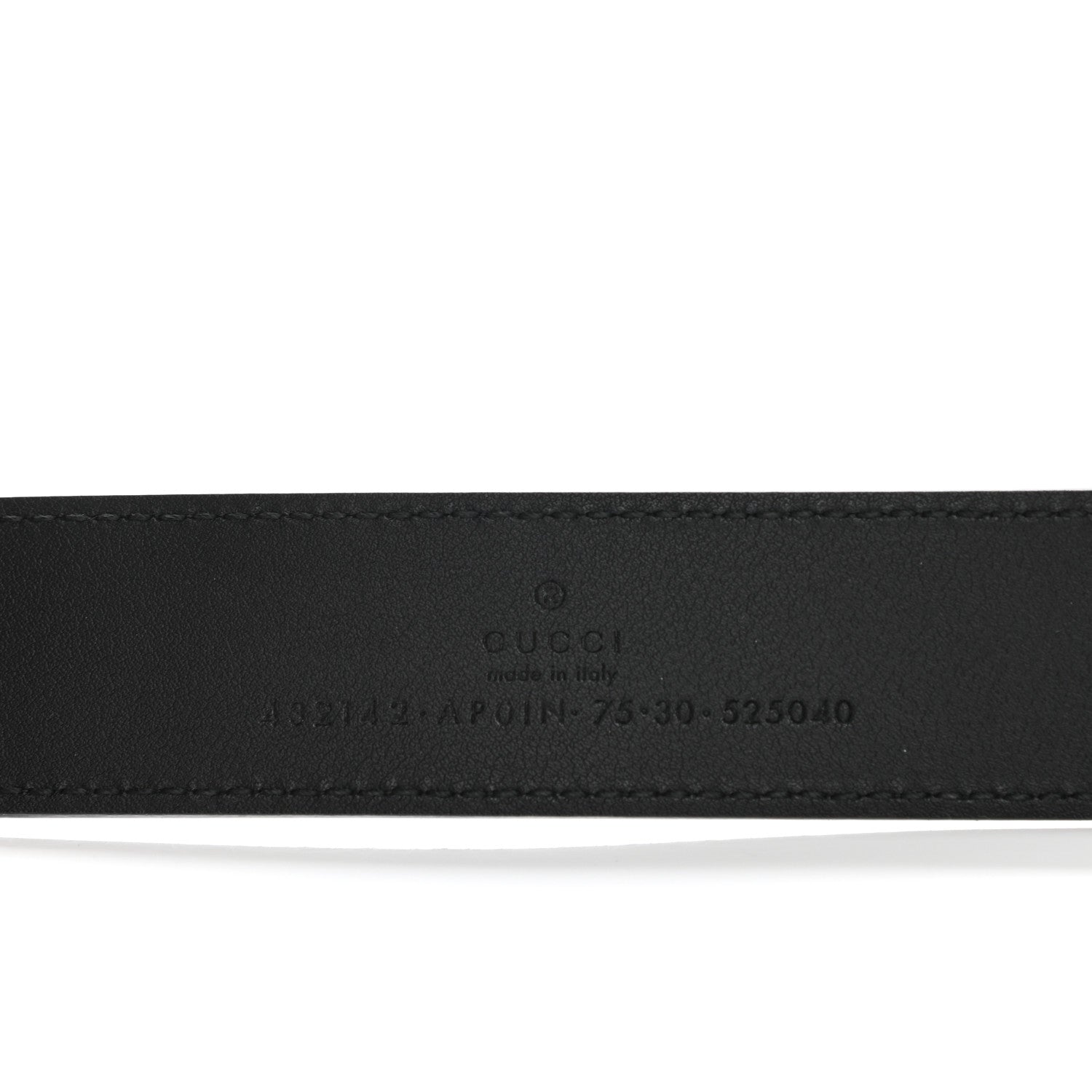 Gucci Moon Calfskin Crystal Dionysus 30mm Belt 75 30 Black Black Diamond 3 of 5