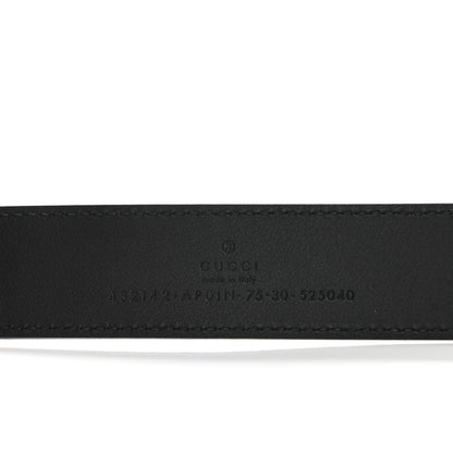 Gucci Moon Calfskin Crystal Dionysus 30mm Belt 75 30 Black Black Diamond 3 of 5