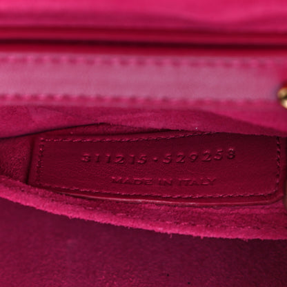 Saint Laurent Calfskin Small Classic Y Satchel Fuchsia 7 of 18