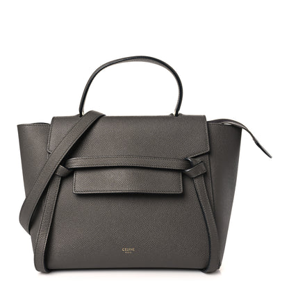 Celine Baby Grained Calfskin Micro Belt Bag Grey 1 of 9