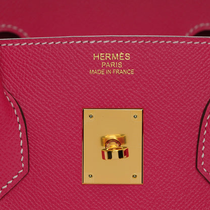 Hermes Epsom Birkin 35 Rose Tyrien 5 of 7