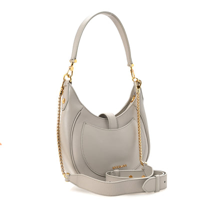 Bulgari Urban Grain Smooth Calfskin Serpenti Ellipse Shoulder Bag Foggy Opal 3 of 9