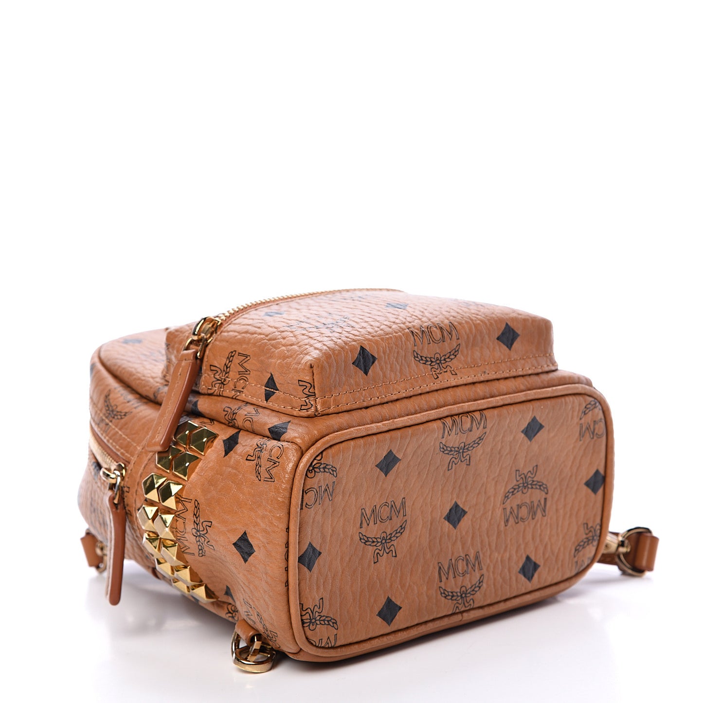 Visetos Side Stud X-Mini Stark Backpack Cognac