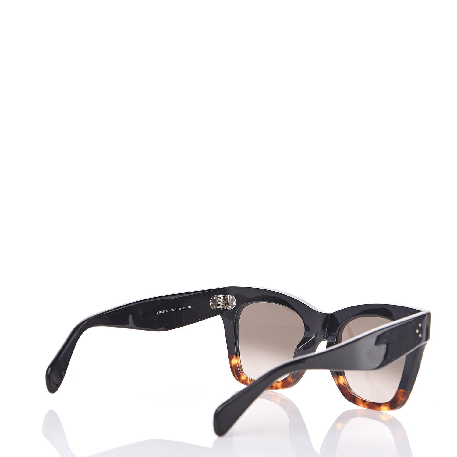 Celine Catherine Sunglasses CL 41098/F/S Black Havana 4 of 6