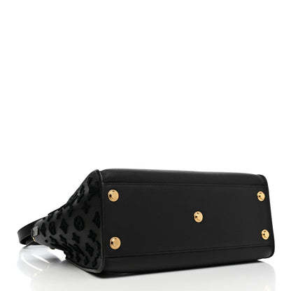 Louis Vuitton Calfskin Monogram Tufting On My Side Black 3 of 4