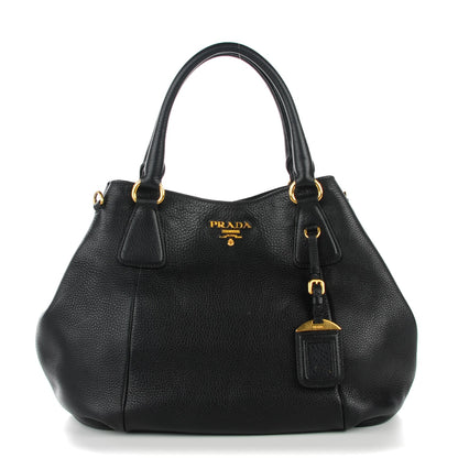 Prada Vitello Daino Shoulder Bag Nero Black 1 of 8