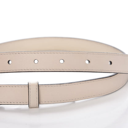 Gucci Calfskin Double G 20mm Belt 65 25 Mystic White 6 of 7
