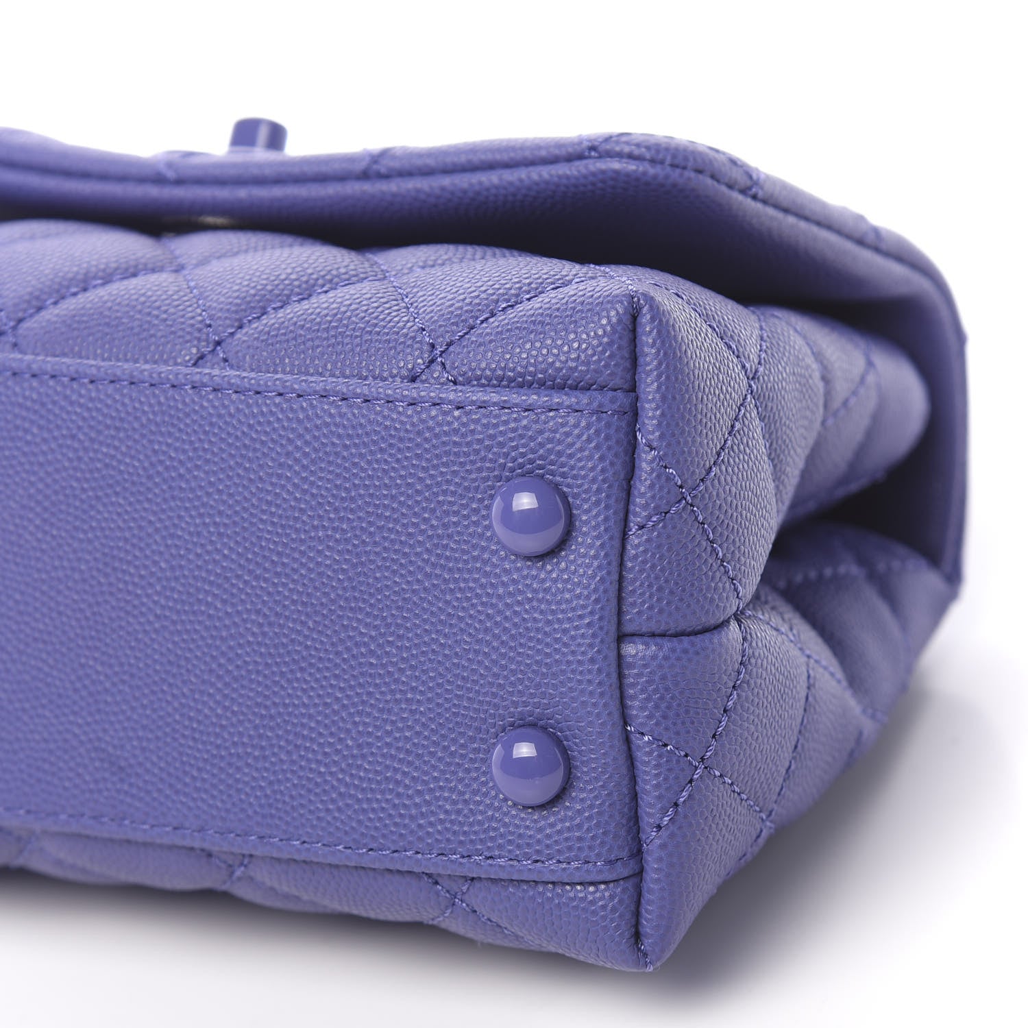Chanel Caviar Quilted Incognito Extra Mini Coco Handle Flap Blue 9 of 11