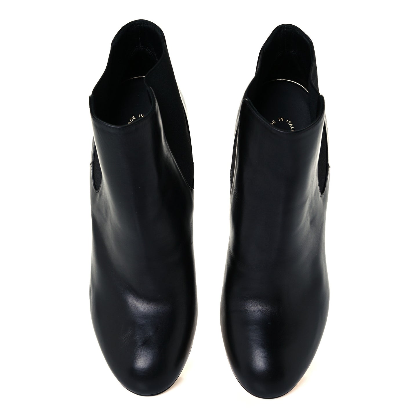 Lambskin Pearl CC Ankle Boots 37.5 Black