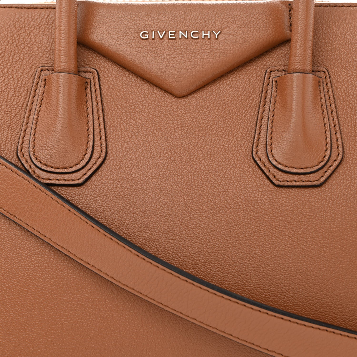 Givenchy Sugar Goatskin Small Antigona Pony Brown 9 of 17