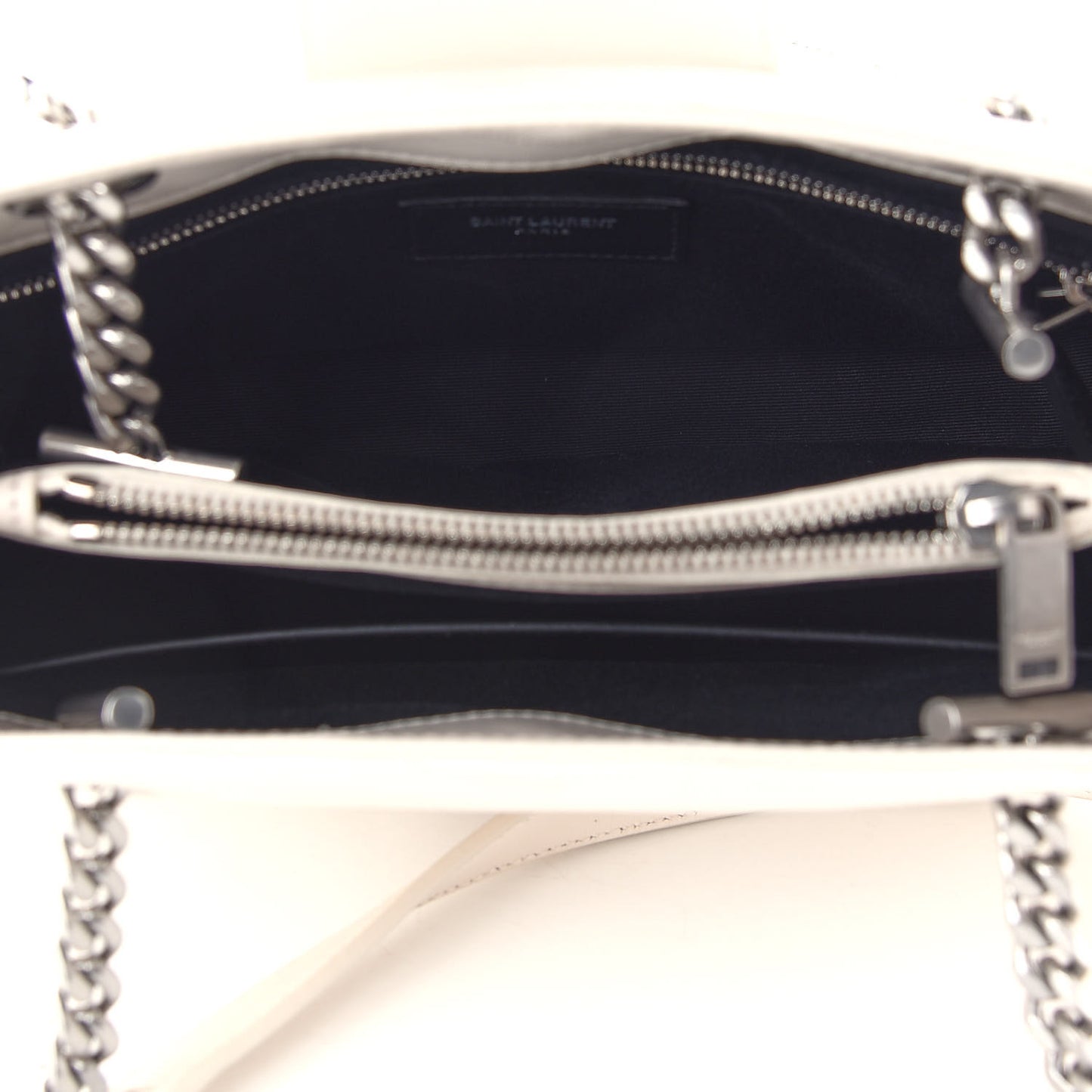 Calfskin Y Quilted Monogram Small Loulou Shopper Cream Souffle