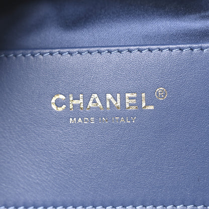 Chanel Washed Denim Quilted Small Chanel 25 Handbag Blue 6 of 10