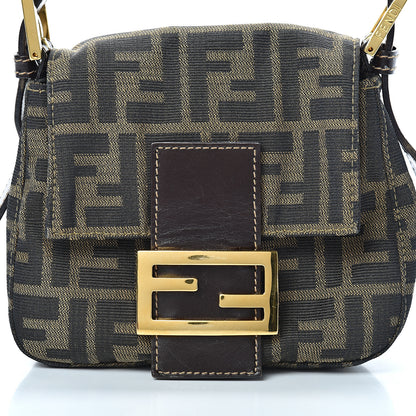 Fendi Zucca Mini Shoulder Bag Tobacco 7 of 9