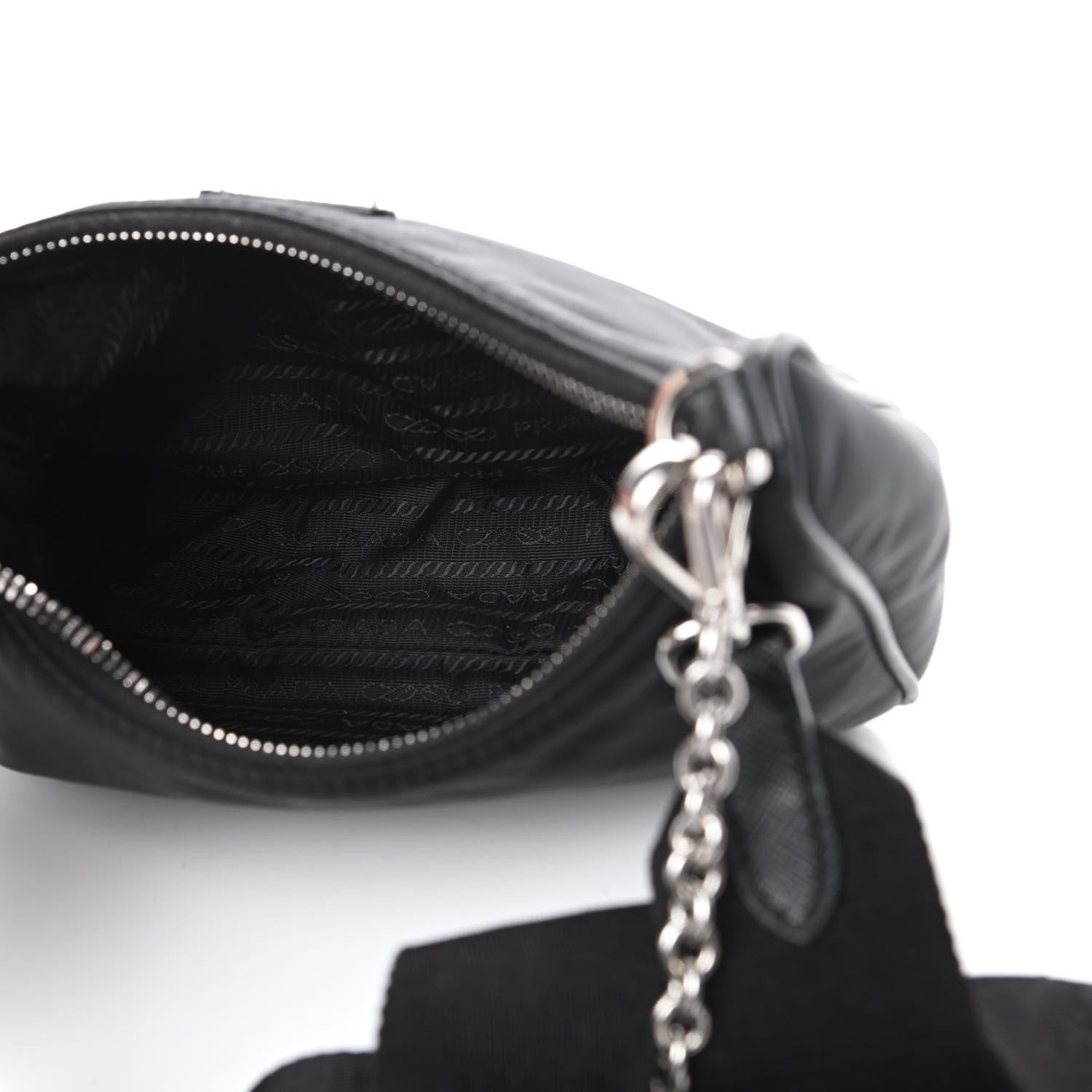 Prada Nylon Re-Edition 2005 Shoulder Bag Black 5 of 13
