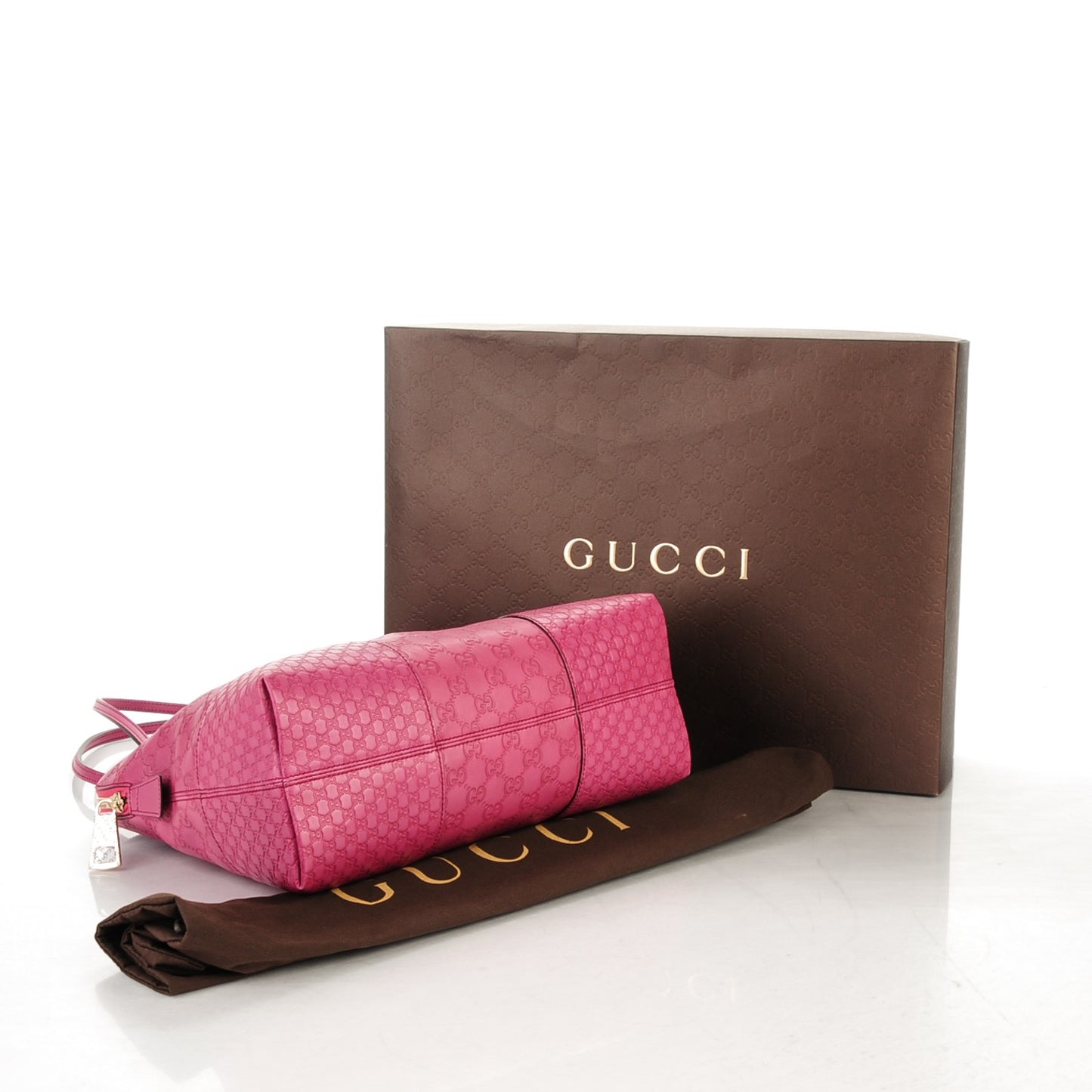 Guccissima Signature Medium Bree Shoulder Bag Peonia Flower