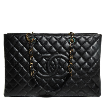 Chanel Caviar XL Grand Shopping Tote GST Black 1 of 8