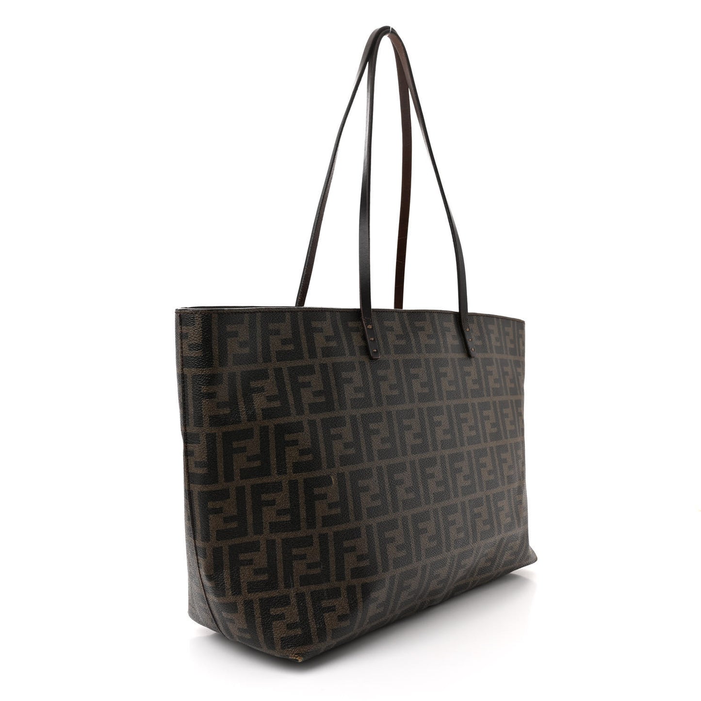 Zucca Spalmati Medium Roll Tote Tobacco Moro