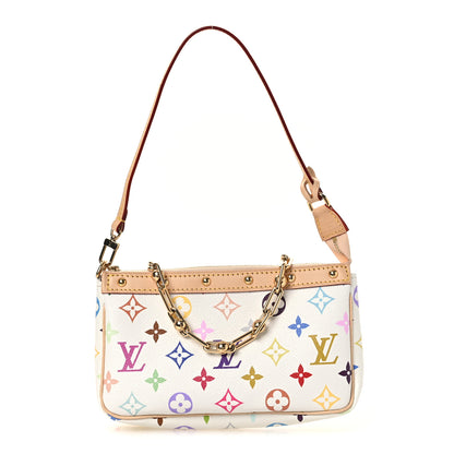 Louis Vuitton LV X TM Monogram Multicolor Pochette Accessories White 1 of 11