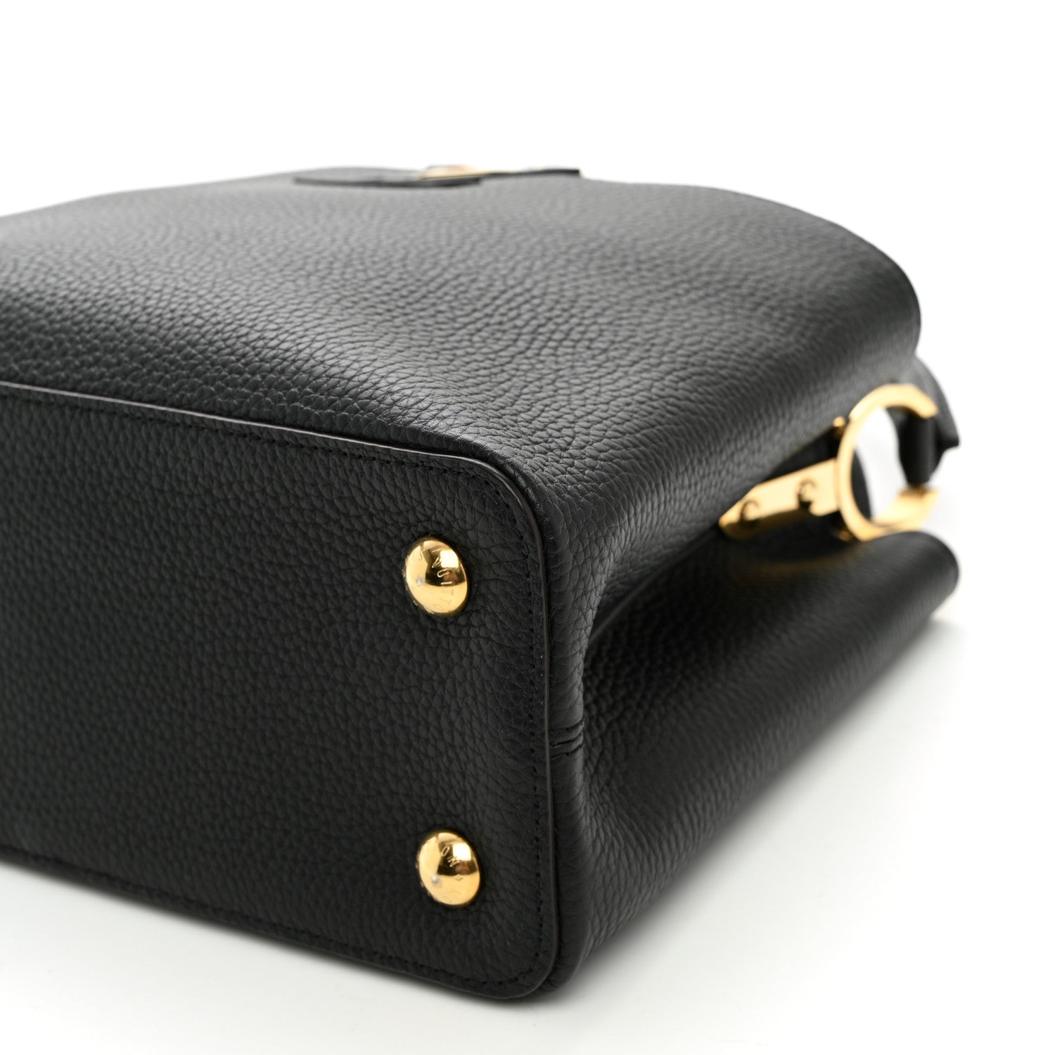 Louis Vuitton Taurillon Capucines PM Black 9 of 9