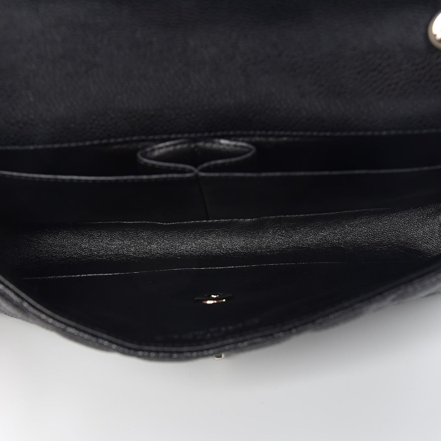 Caviar Quilted East West Flap Black