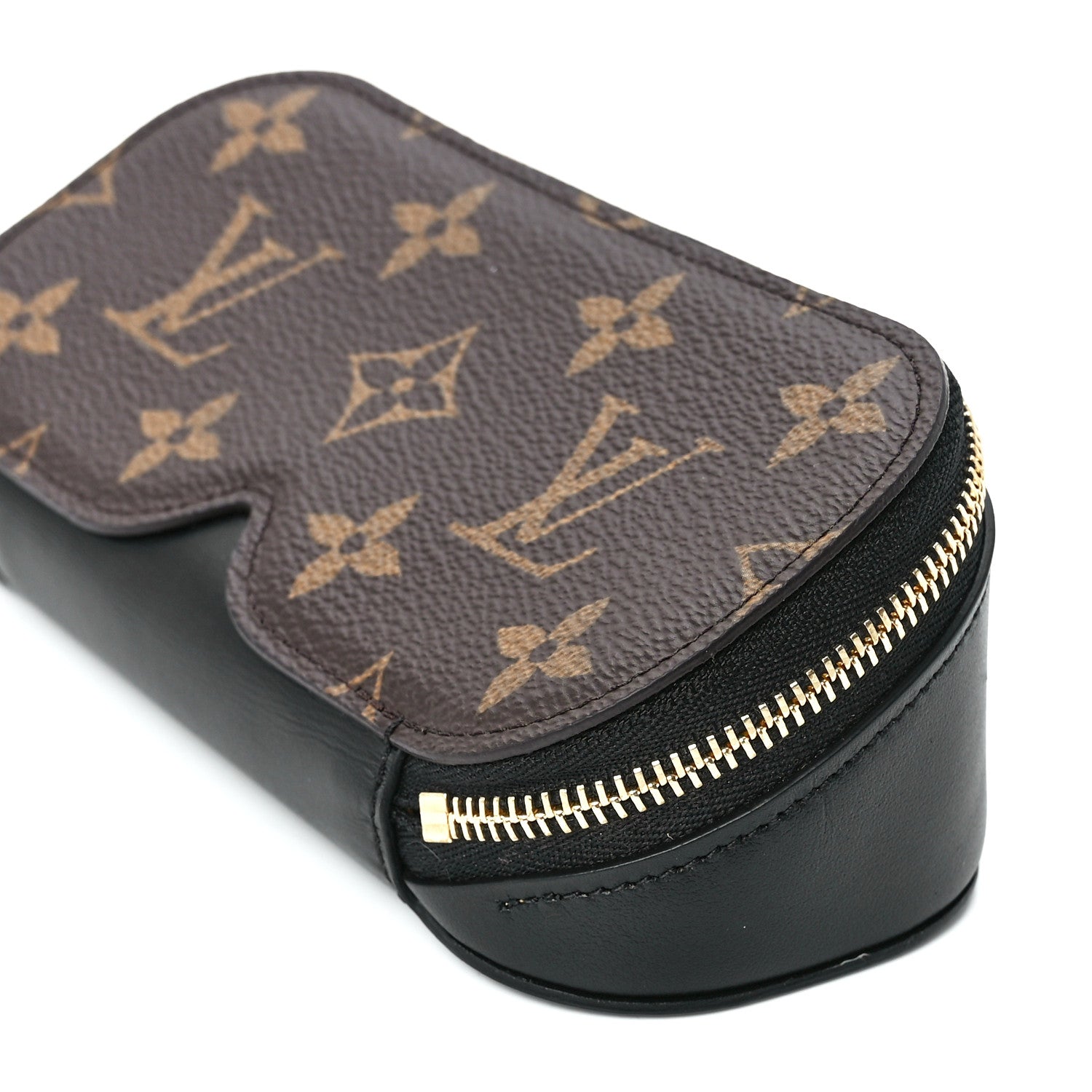 Louis Vuitton Monogram Emilie Zippered Sunglasses Case Black 10 of 10