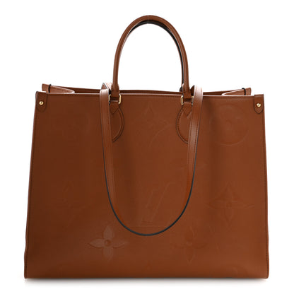 Louis Vuitton Empreinte Monogram Giant Onthego GM Cognac 1 of 15