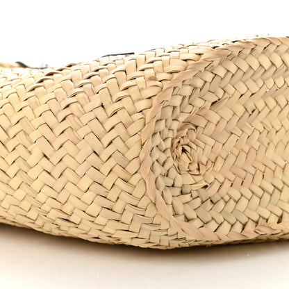 Loewe Raffia Small Basket Tote Bag Natural White 8 of 9
