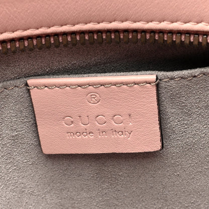 Gucci Calfskin Matelasse GucciGhost Small GG Marmont Chain Shoulder Bag Perfect Pink Rosa Ivory 6 of 10