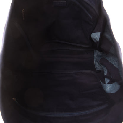 Chanel Canvas Large Shopping Tote Dark Blue 5 of 10
