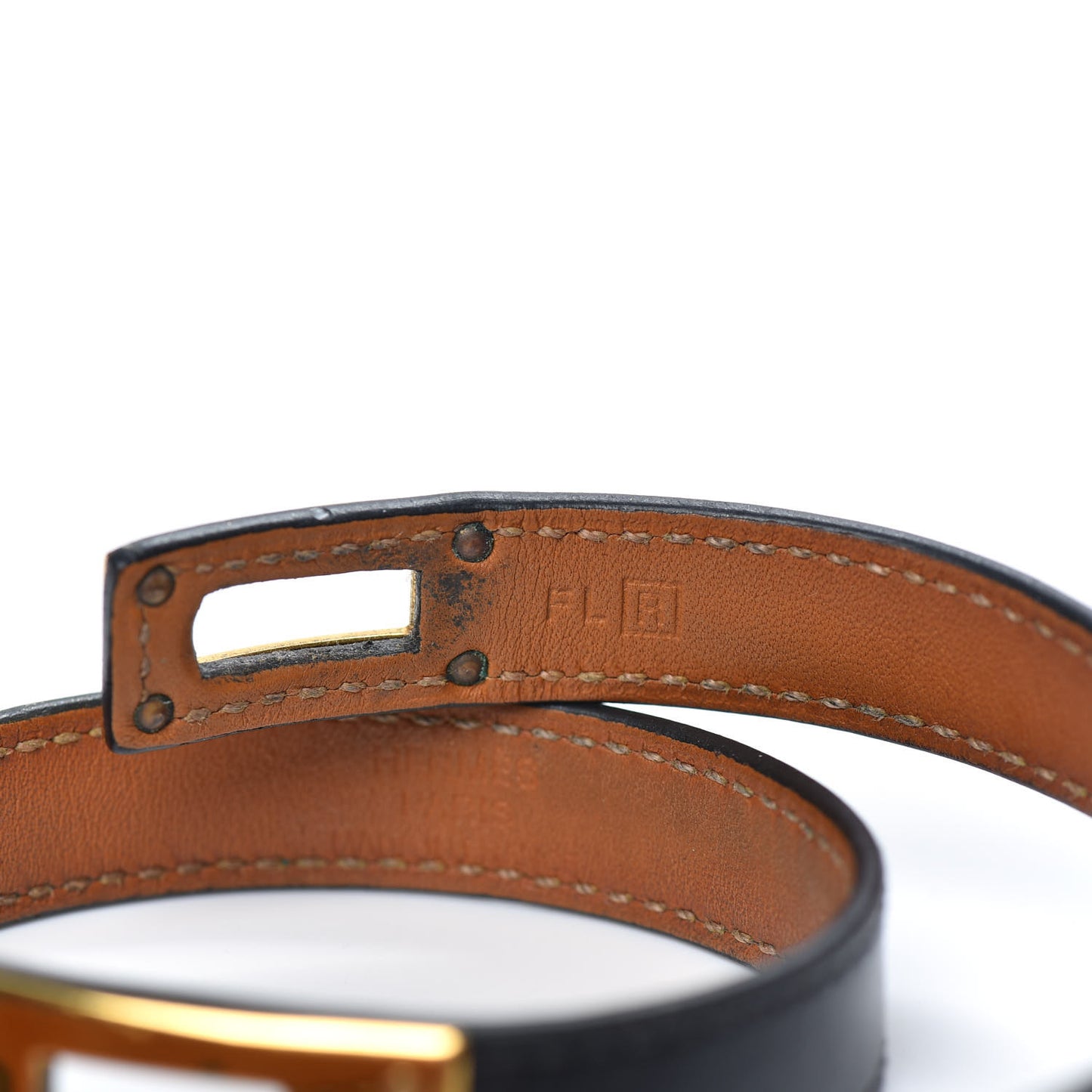 Box Kelly Double Tour Bracelet M Black