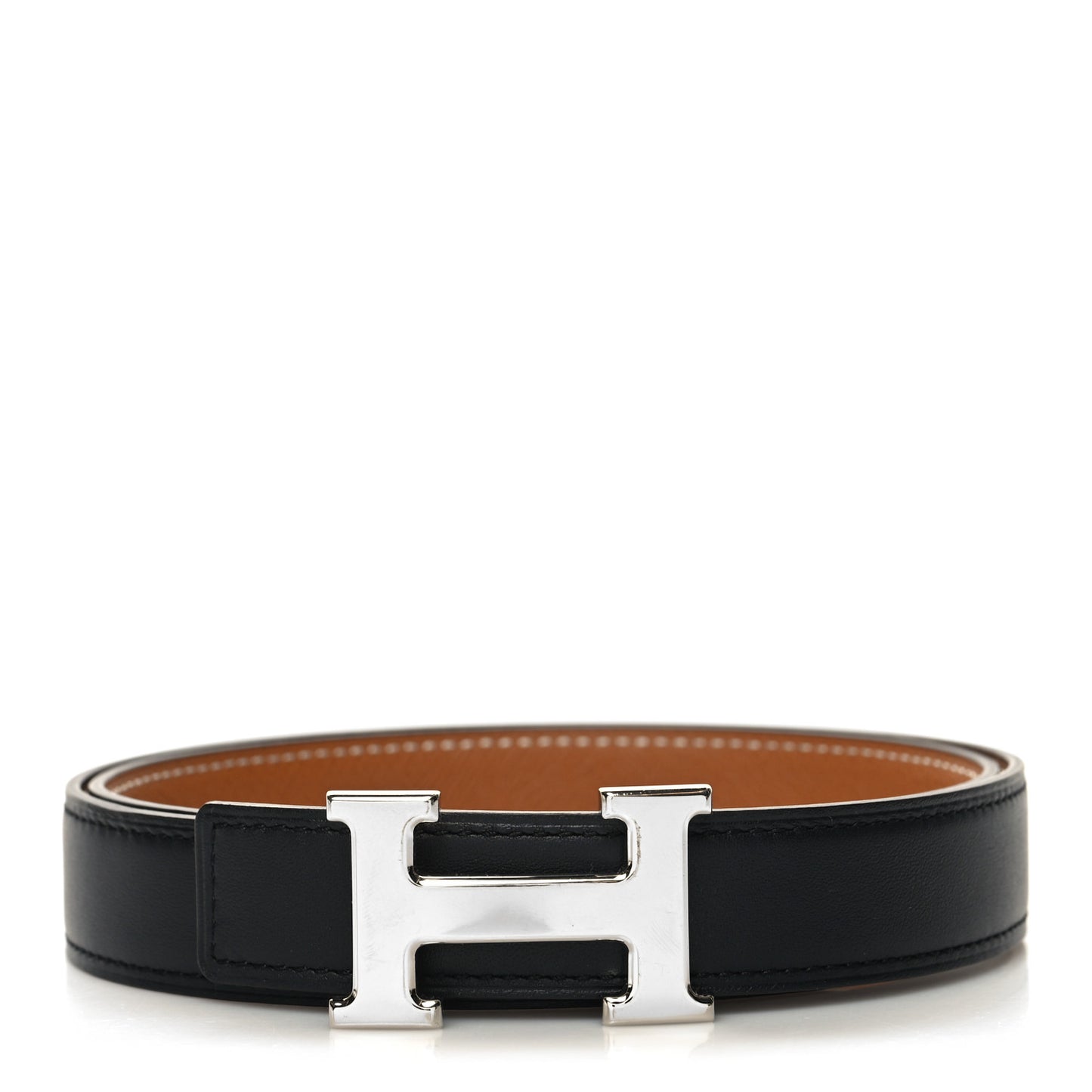 Swift Epsom 24mm Mini H Belt 75 30 Black Gold