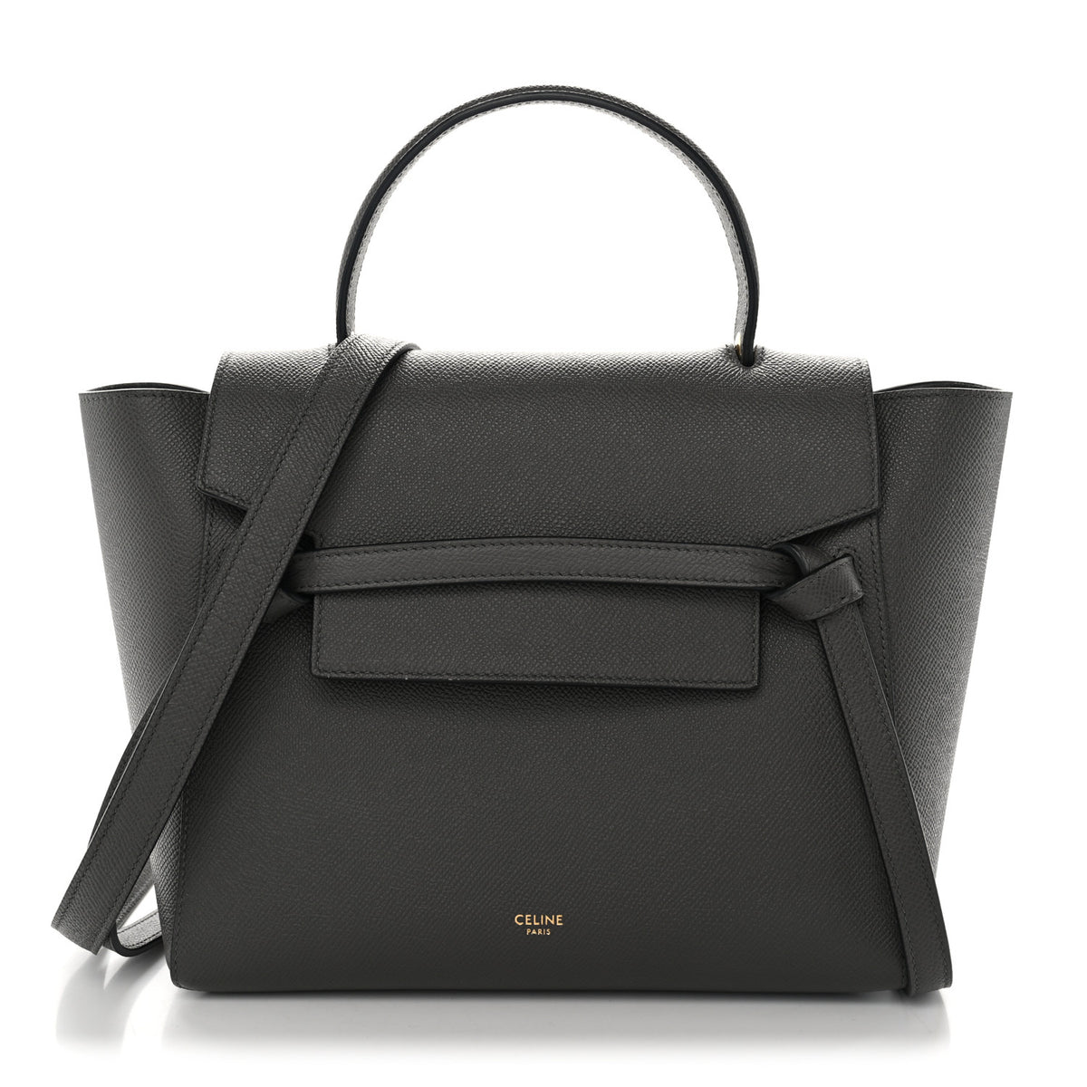 Celine Grained Calfskin Micro Belt Bag Grey 1 of 10