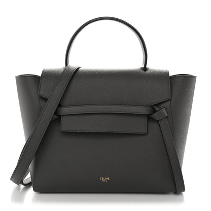 Celine Grained Calfskin Micro Belt Bag Grey 1 of 10
