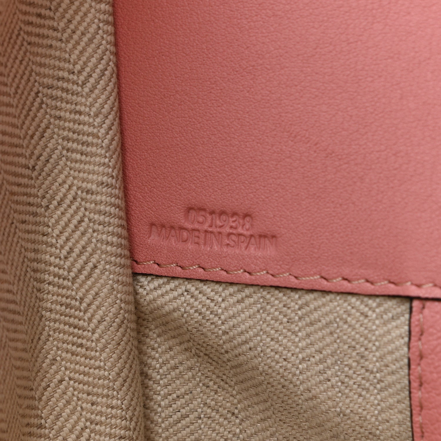 Loewe Calfskin Small Hammock Shoulder Bag Pastel Pink Tan 6 of 9