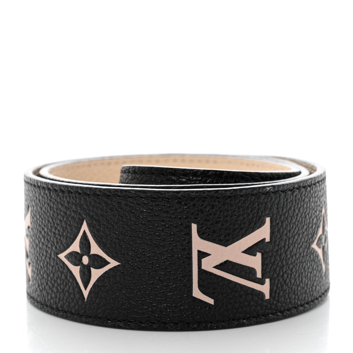Empreinte Monogram Bandouliere Shoulder Strap Black Beige