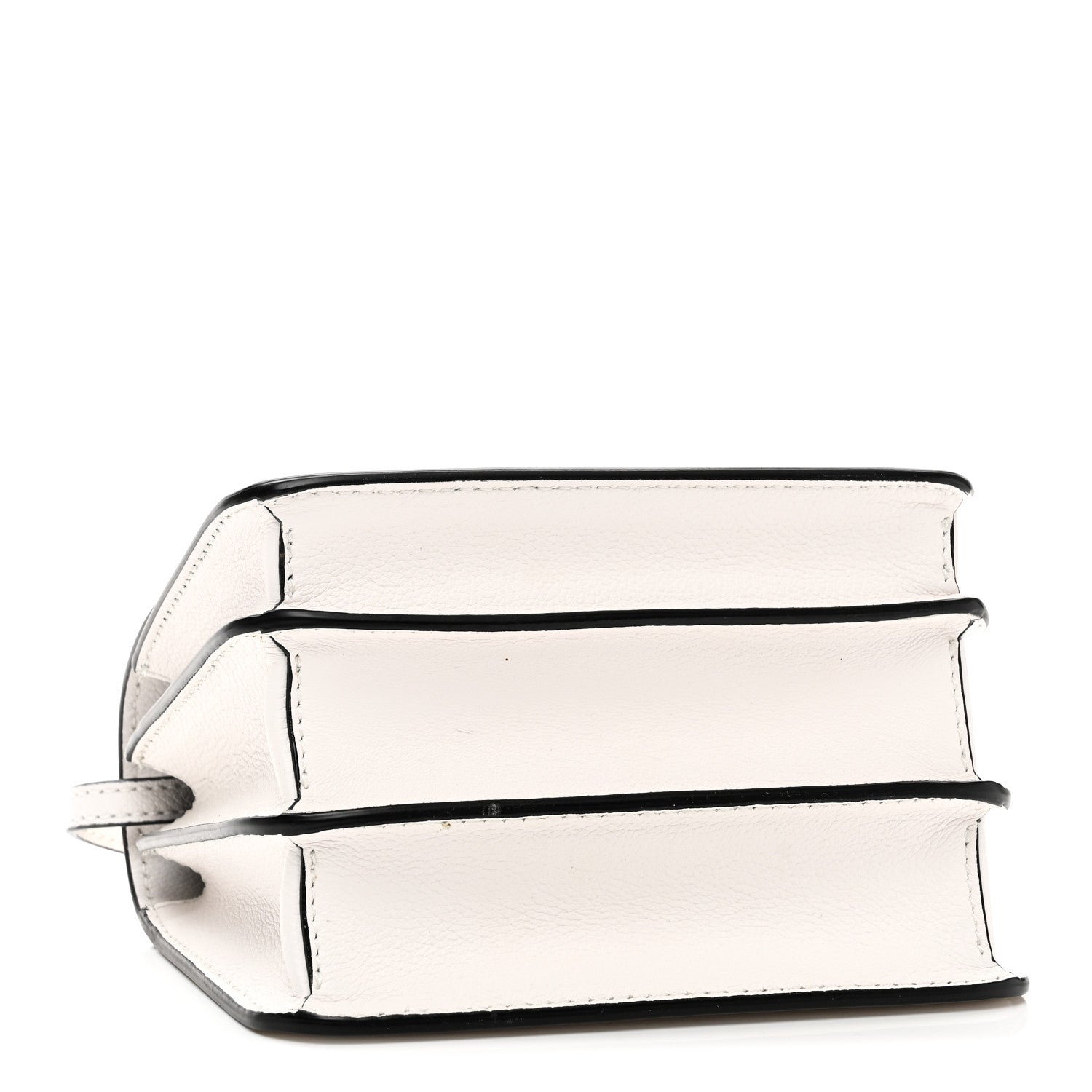 Versace Grained Calfskin La Medusa Shoulder Bag White 4 of 9
