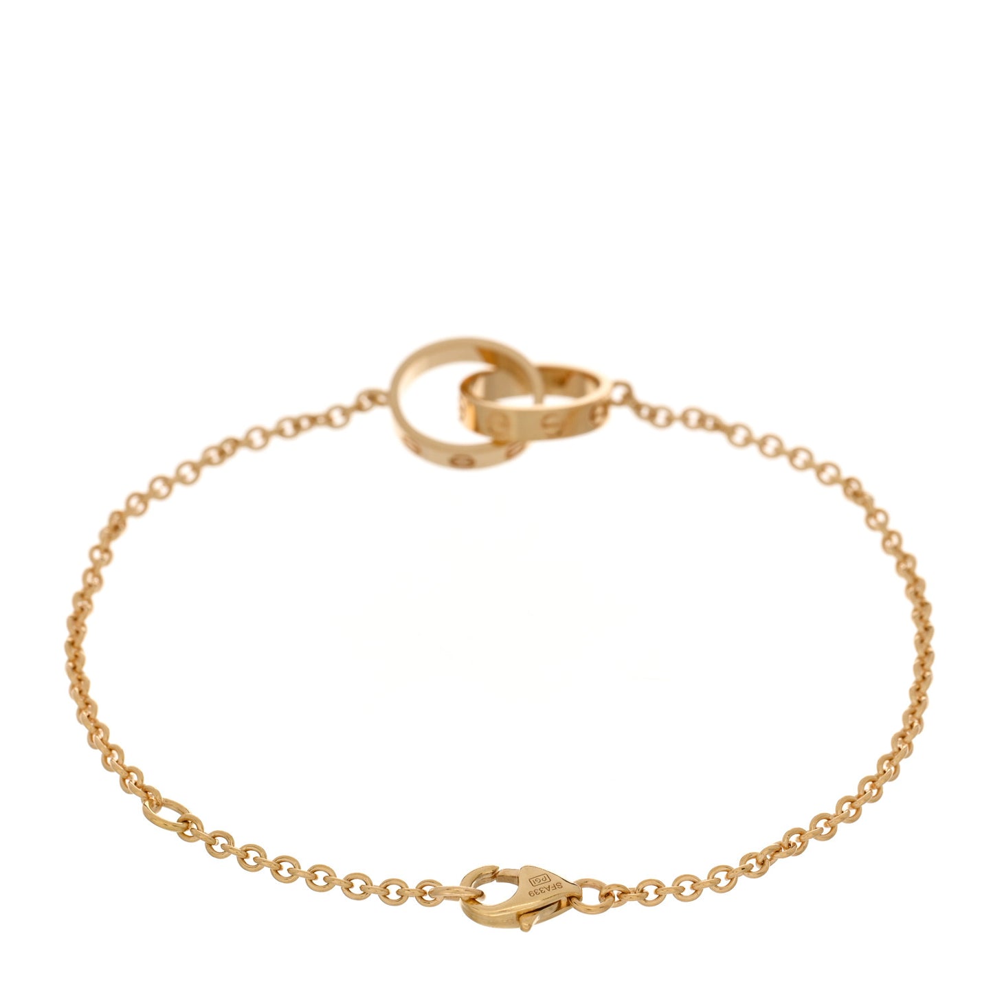 18K Yellow Gold Interlocking LOVE Bracelet