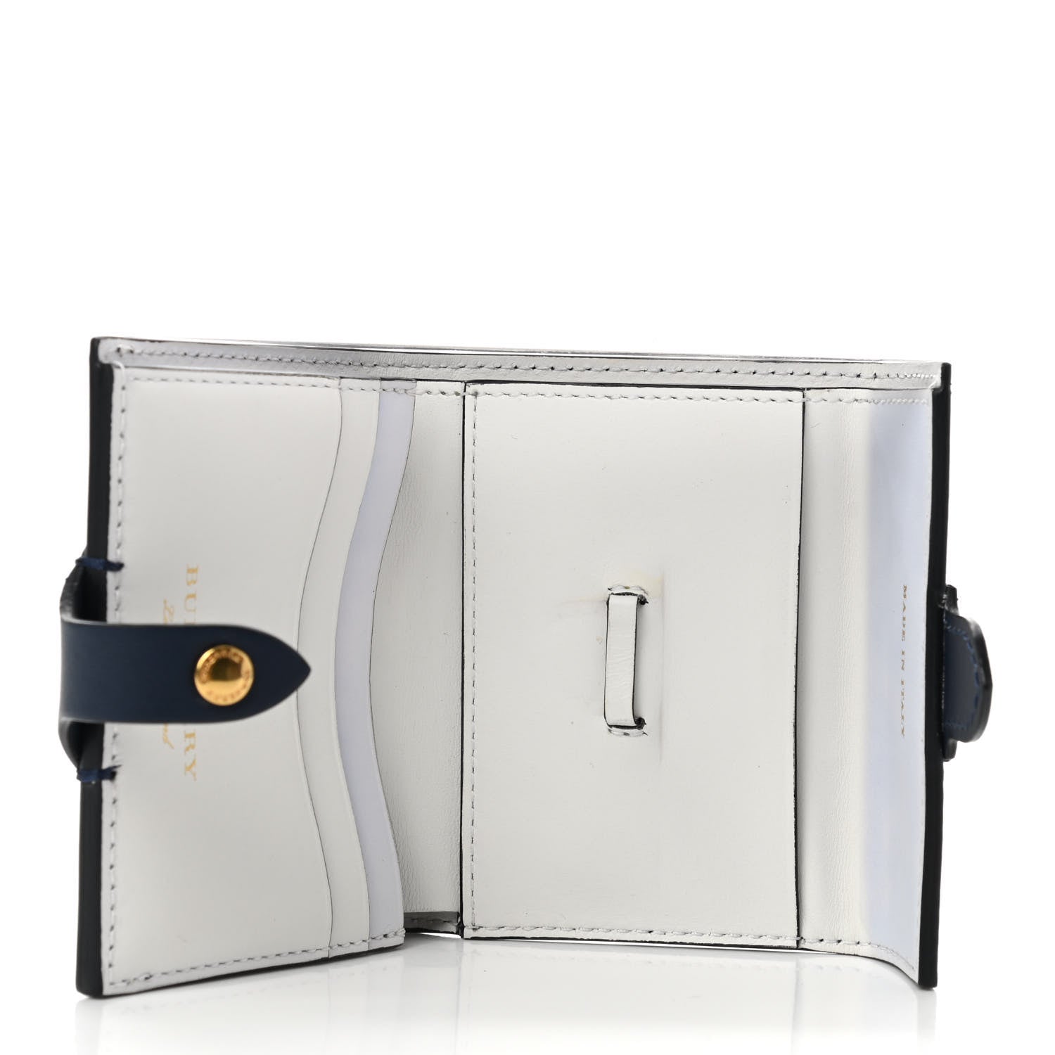Burberry Calfskin Harlow Bifold Wallet Indigo 5 of 7