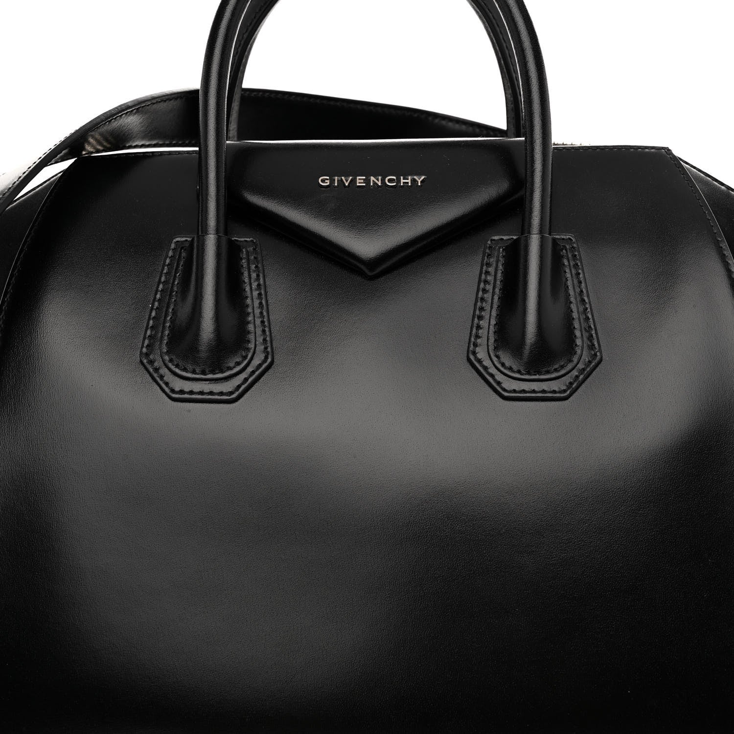 Givenchy Shiny Lord Calfskin Medium Antigona Black 8 of 10