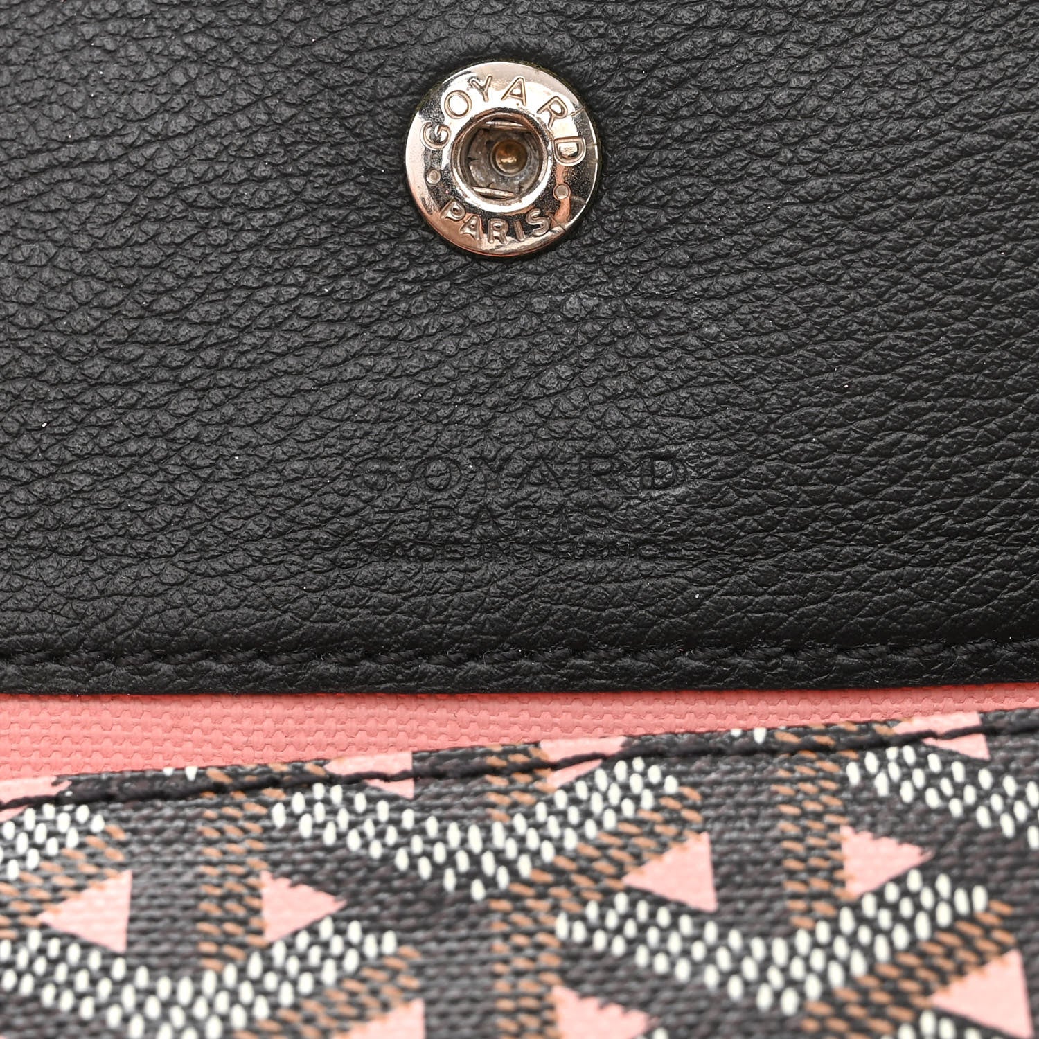 Goyard Goyardine Saint Louis Claire Voie GM Black Pink 7 of 14
